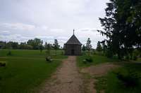 Blick auf die Kirche