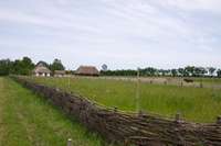 Blick auf die Hofreite des M&uuml;llers