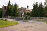 Noch ein Blick auf die Kirche