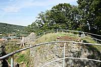 Blick auf die Felsen