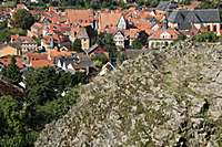 Blick auf die Felsen