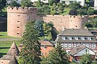 Blick auf die Stadtmauer