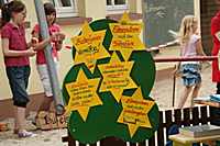 Der Stand des W&auml;chtersbacher Zahnartztes